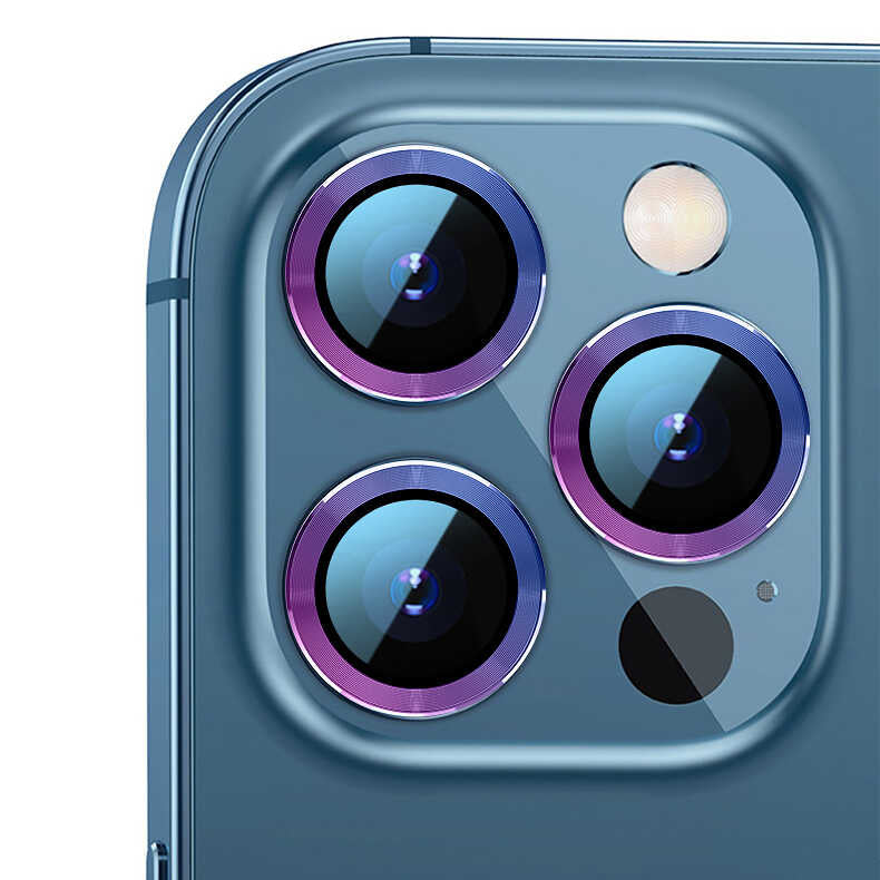 iPhone 13 Pro Max Go Des Eagle Kamera Lens Koruyucu Colorful