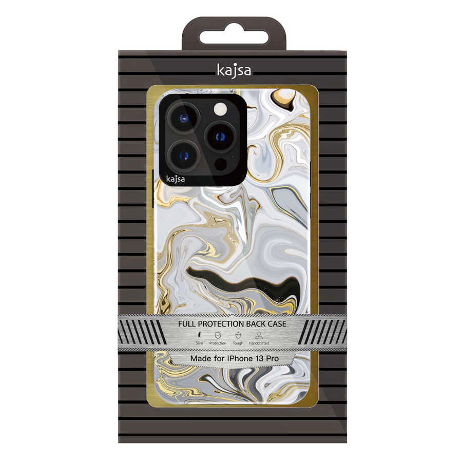 iPhone 13 Pro Max Kılıf Kajsa Shield Plus Abstract Serisi Arka Kılıf NO2