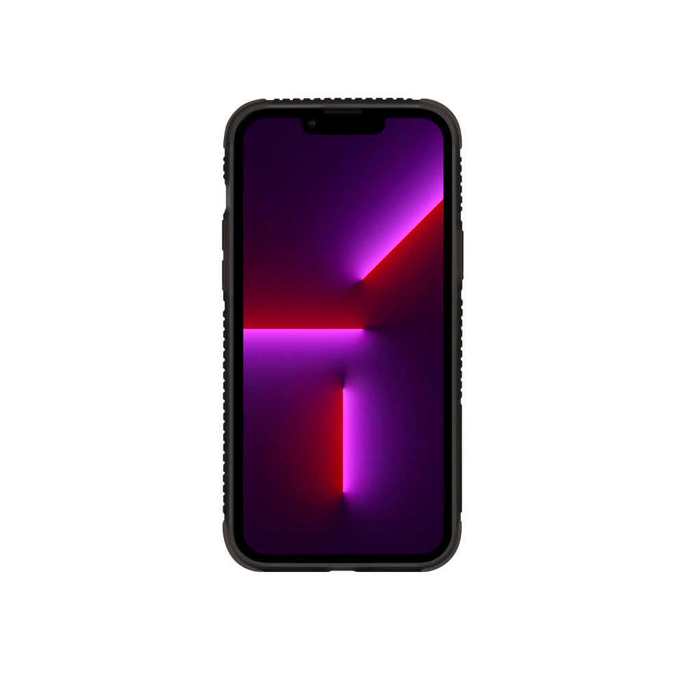 iPhone 13 Pro Max Kılıf SkinArma Desenli Airbag Tasarımlı Hansha Kılıf Füme