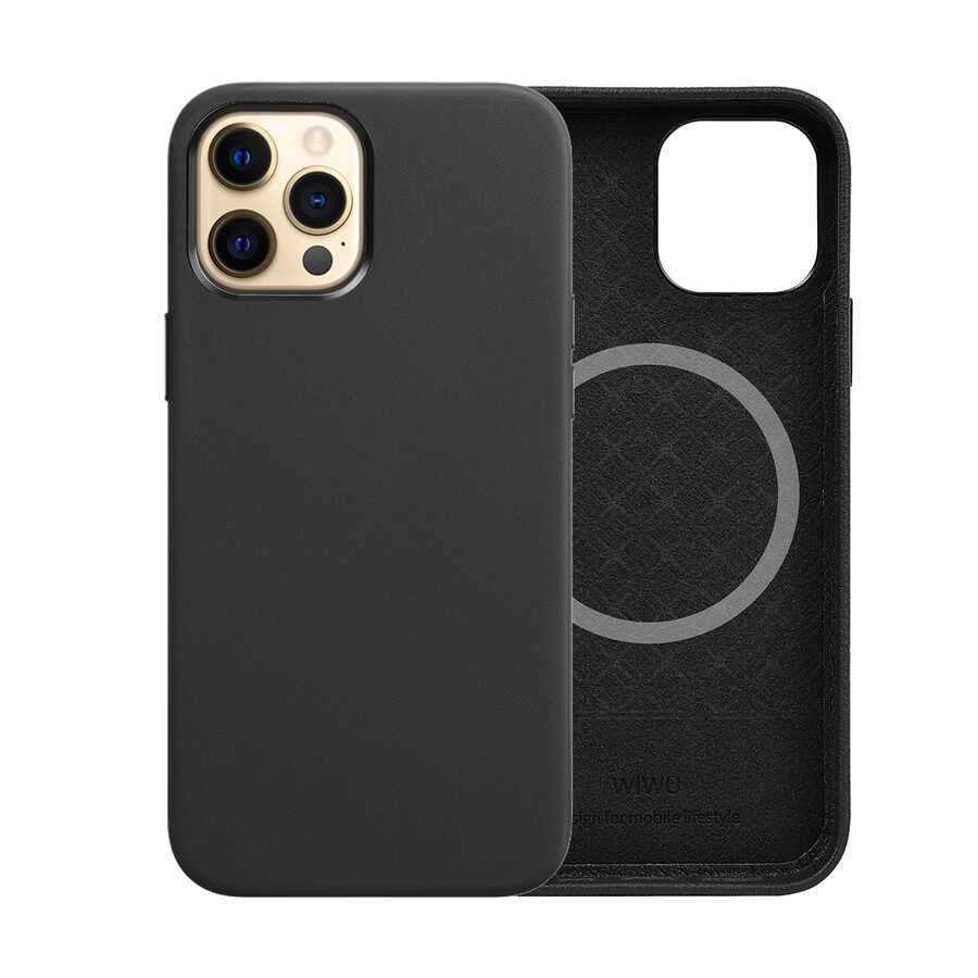 iPhone 13 Pro Max Kılıf Wiwu Magsafe Magnetic Kılıf Kahverengi