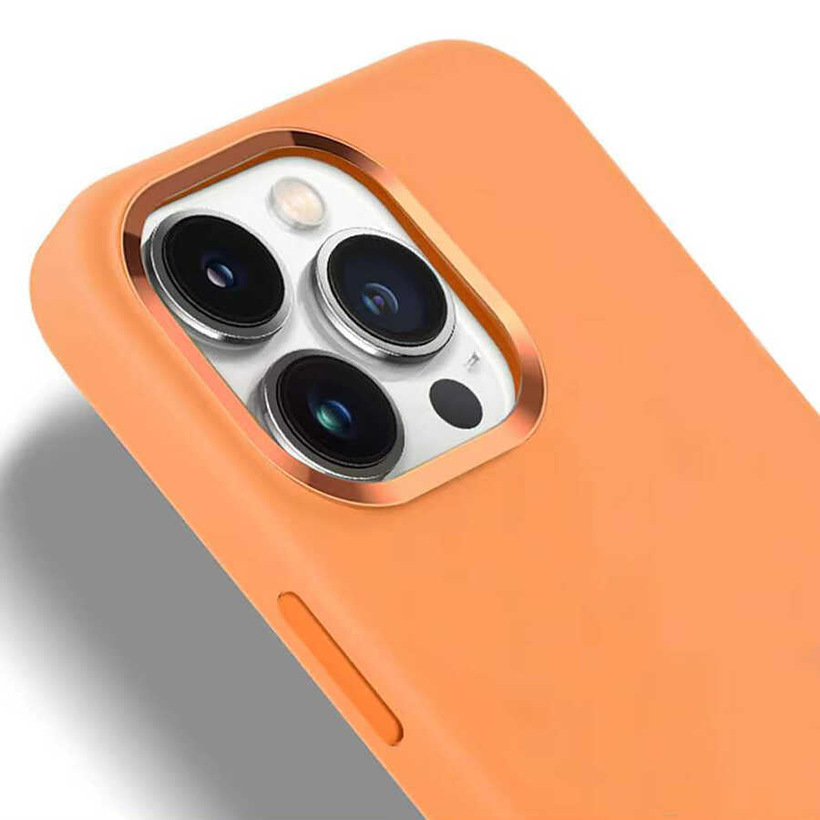 iPhone 13 Pro Max Kılıf Wiwu Magsafe Magnetic Silikon Kılıf Lacivert