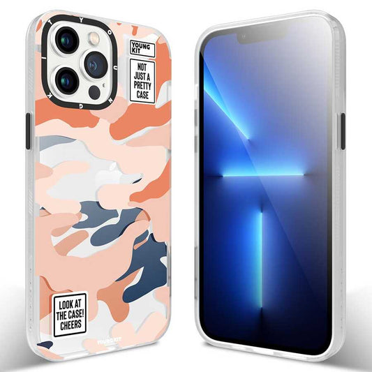 Apple iPhone 13 Pro Max Kılıf YoungKit Kamuflaj Serisi Kapak