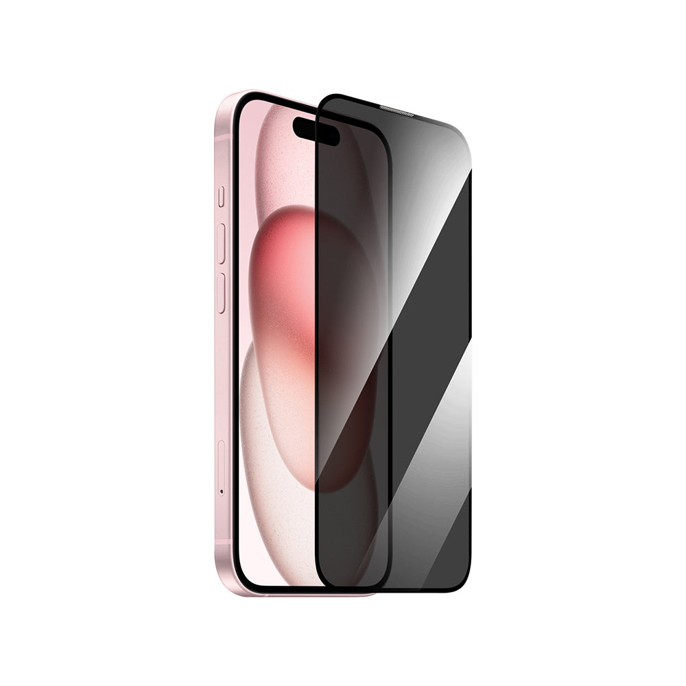 Apple iPhone 13 Pro Max Wiwu GT-011 Anti-Bakteriyel Özellikli Polimer Oleofobik Kaplama Temperli Privacy Cam Ekran Koruyucu