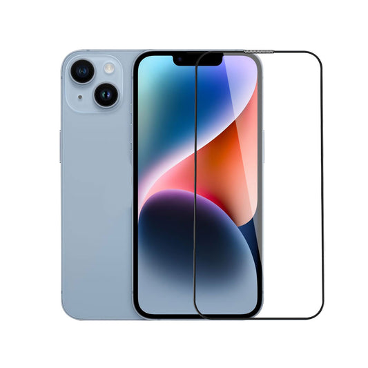 iPhone 13 Wiwu CZ-003 Mavi Işık Teknolojili Hidrofobik ve Oleofobik Parlama Önleyici Cam Ekran Koruyucu Siyah