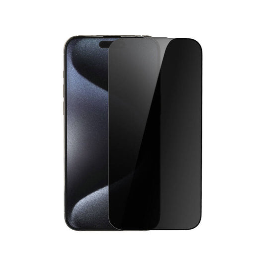 iPhone 13 Wiwu Wi-SQ009 Easy Install iPrivacy 360° Anti-Peep Oleofobik Temperli Cam Ekran Koruyucu + Kolay Uygulama Aparatlı Siyah