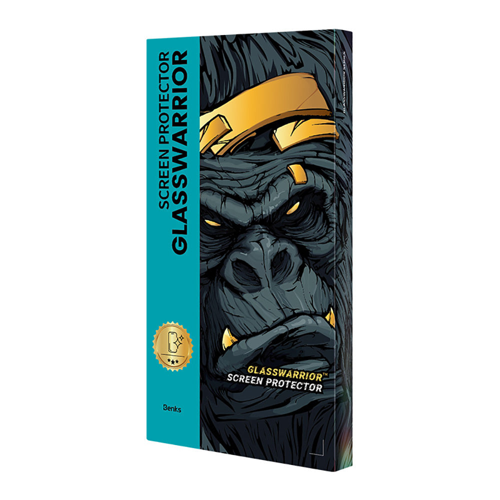 iPhone 14 Benks Glass Warrior Cam Ekran Koruyucu Siyah