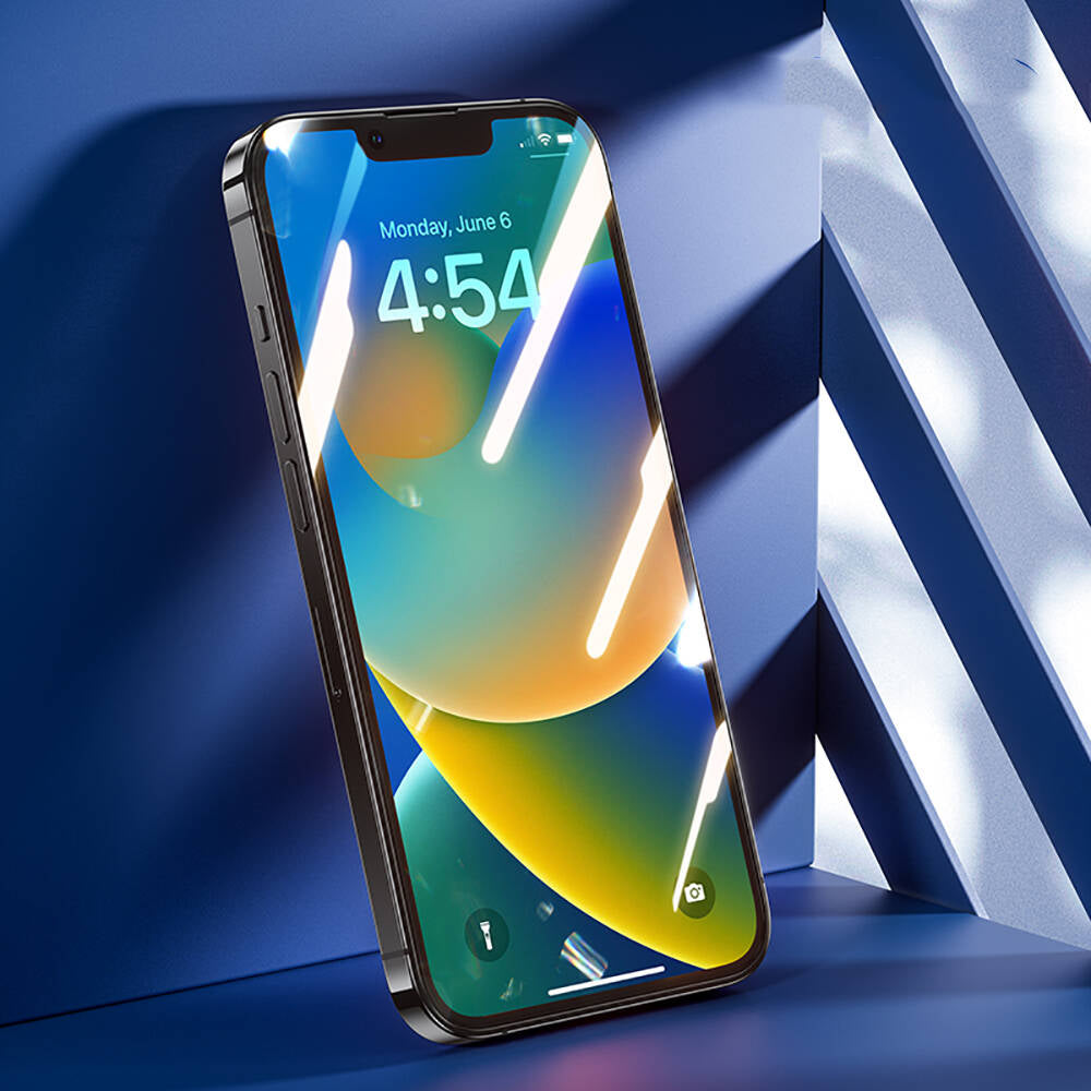 iPhone 14 Hidrofobik Ve Oleofobik Özellikli Benks Air Shield Ekran Koruyucu 10"lu Paket Şeffaf