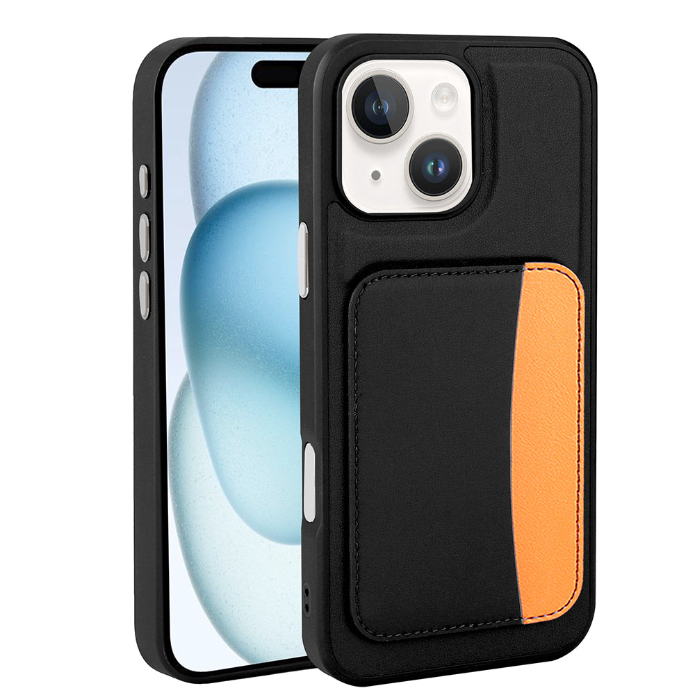 Apple iPhone 14 Kılıf Kartlıklı Zore X-Kart Silikon Kapak