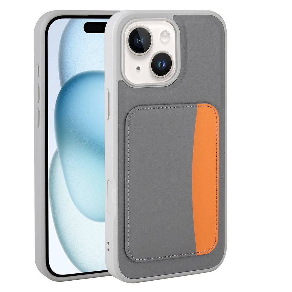 Apple iPhone 14 Kılıf Kartlıklı Zore X-Kart Silikon Kapak