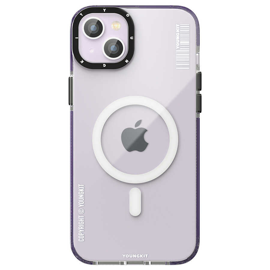 Apple iPhone 14 Kılıf M-safe Şarj Özellikli YoungKit Exquisite Serisi Kapak
