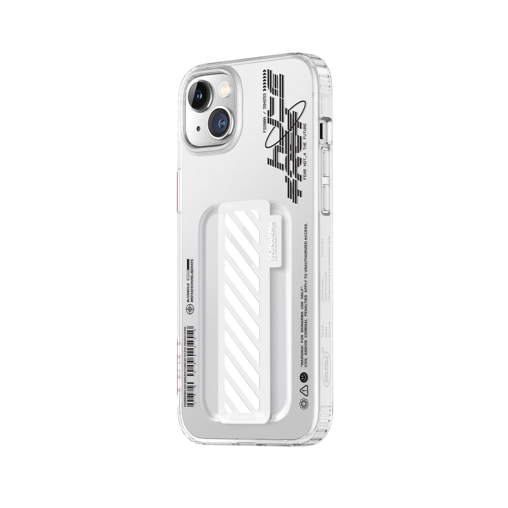 iPhone 14 Kılıf SkinArma Şeffaf Desenli Kaze Kılıf Renksiz