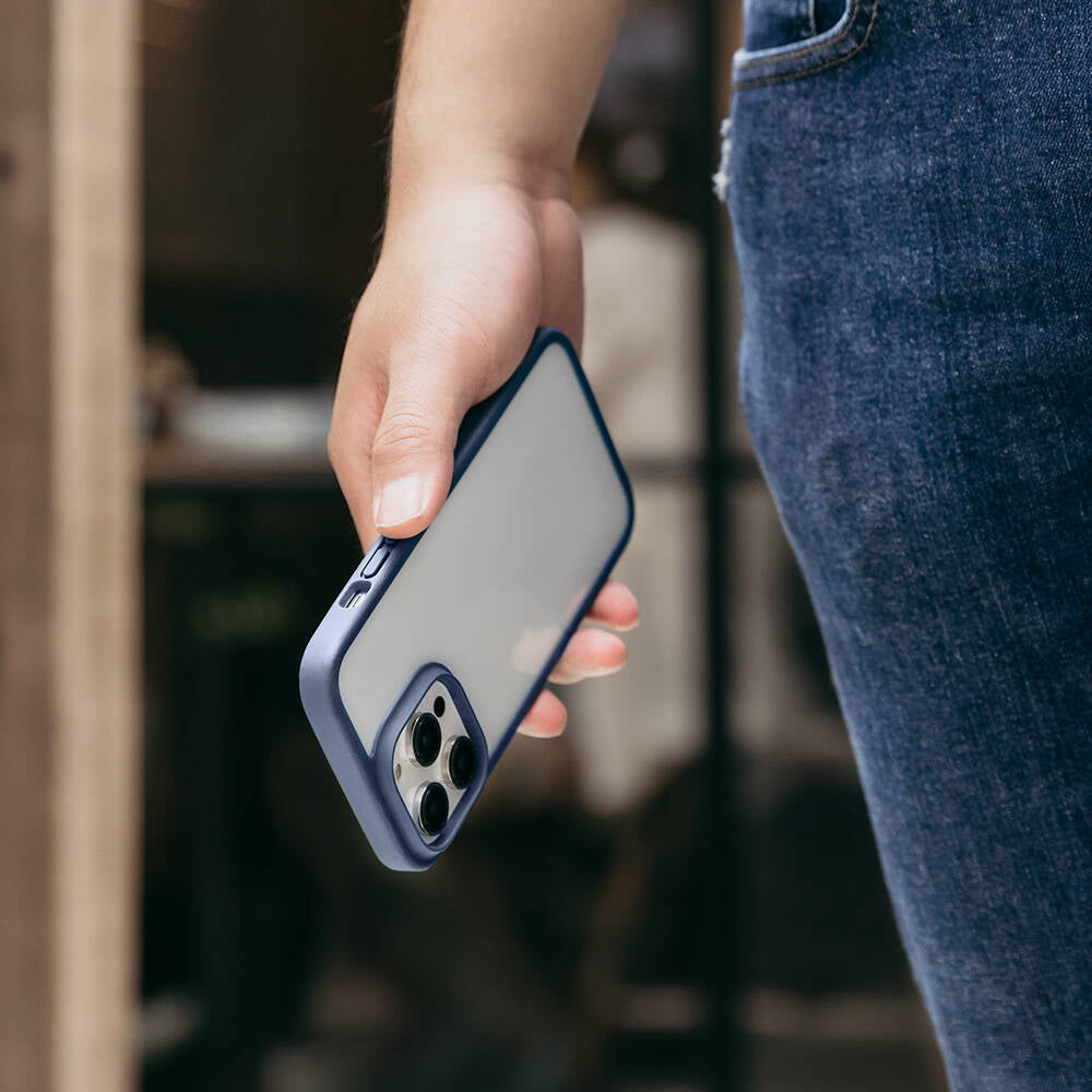 iPhone 14 Kılıf Ultra İnce Şok Önleyicili Lisanslı Switcheasy Aero Plus Kılıf Sierra Mavi