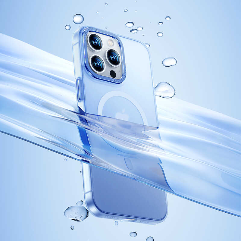iPhone 14 Kılıf Wireless Şarj Destekli Benks Magnetik Haze Kılıf Siyah
