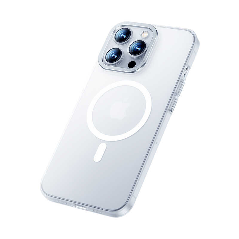 iPhone 14 Kılıf Wireless Şarj Destekli Benks Magnetik Haze Kılıf Siyah