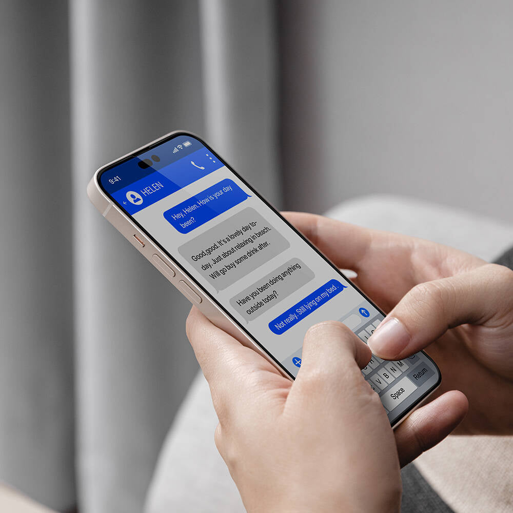 iPhone 14 Oleofobik Temperli Ultra HD Lisanslı Switcheasy Vetro 9H Cam Ekran Koruyucu Renksiz