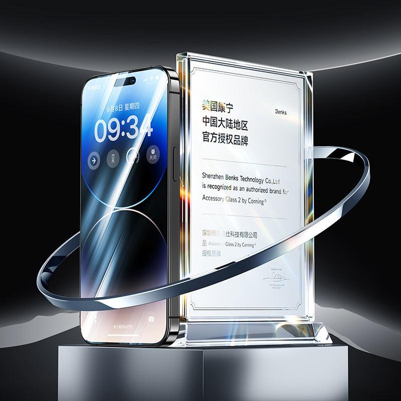 iPhone 14 Plus Benks Glass Warrior Cam Ekran Koruyucu Siyah