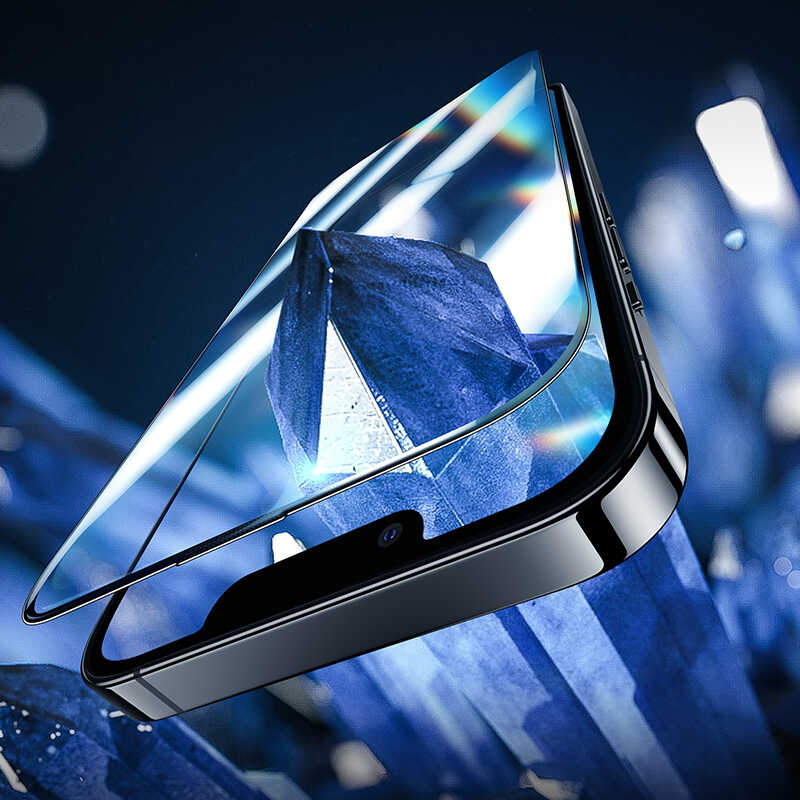 iPhone 14 Plus Benks Warrior Safir Coating Cam Ekran Koruyucu Siyah