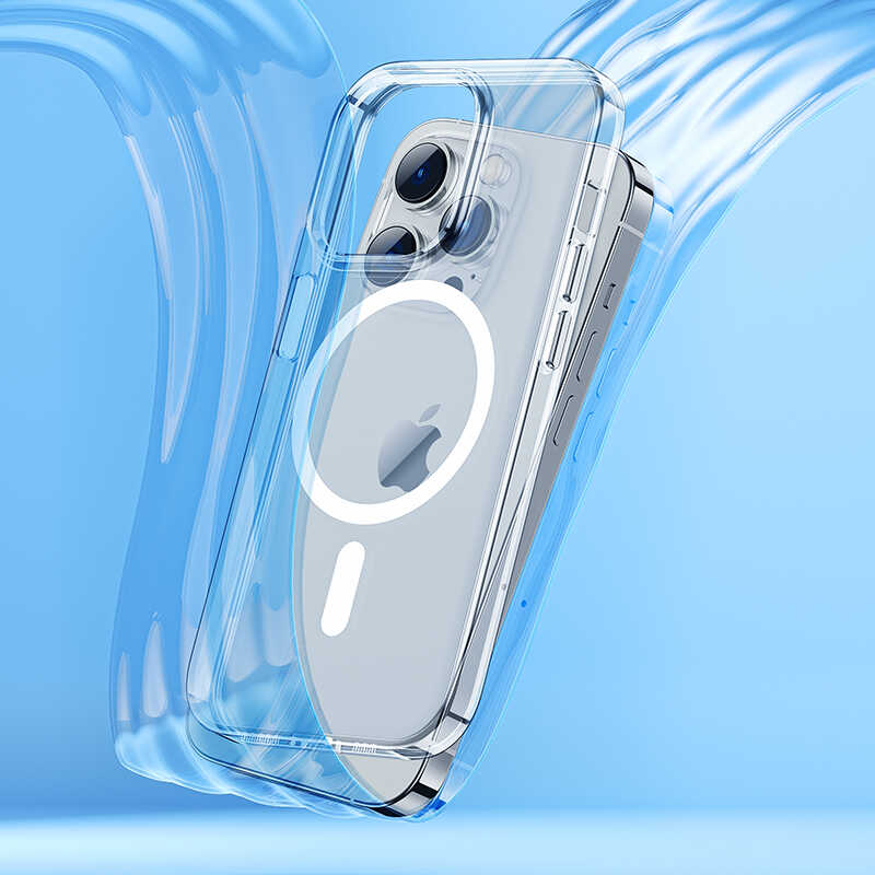 iPhone 14 Plus Kılıf Benks Crystal Series Clear Kılıf Ekran Koruyucu Hediyeli Renksiz