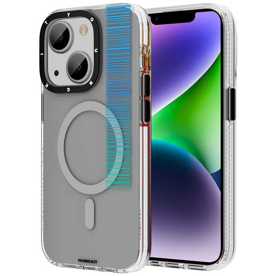 Apple iPhone 14 Plus Kılıf M-safe Şarj Özellikli Youngkit Pure Serisi Kapak