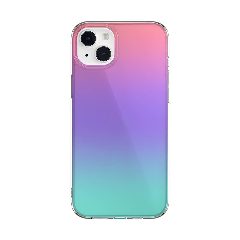 iPhone 14 Plus Kılıf Renk Geçişli Kenarları Şeffaf Tasarımlı Lisanslı Switcheasy Crush Plus Kılıf Starlight