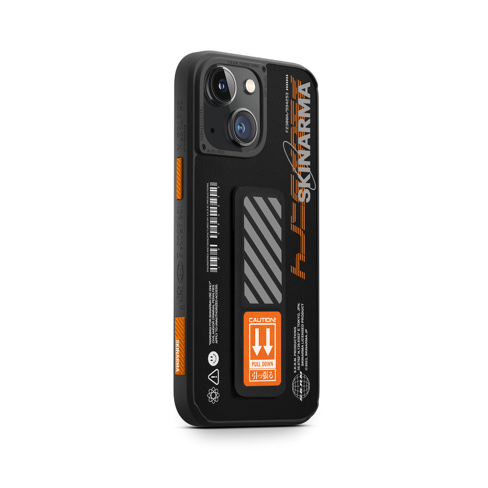 iPhone 14 Plus Kılıf SkinArma Standlı Deri Görünümlü Shingoki Kılıf Kırmızı