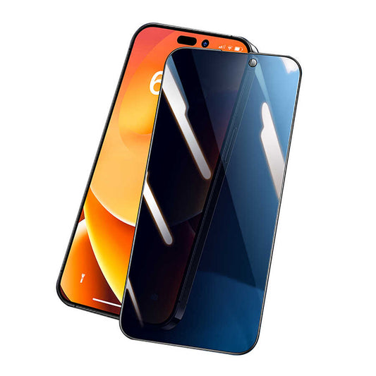 iPhone 14 Pro Benks 0.3mm V Pro Privacy Hayalet Ekran Koruyucu Siyah