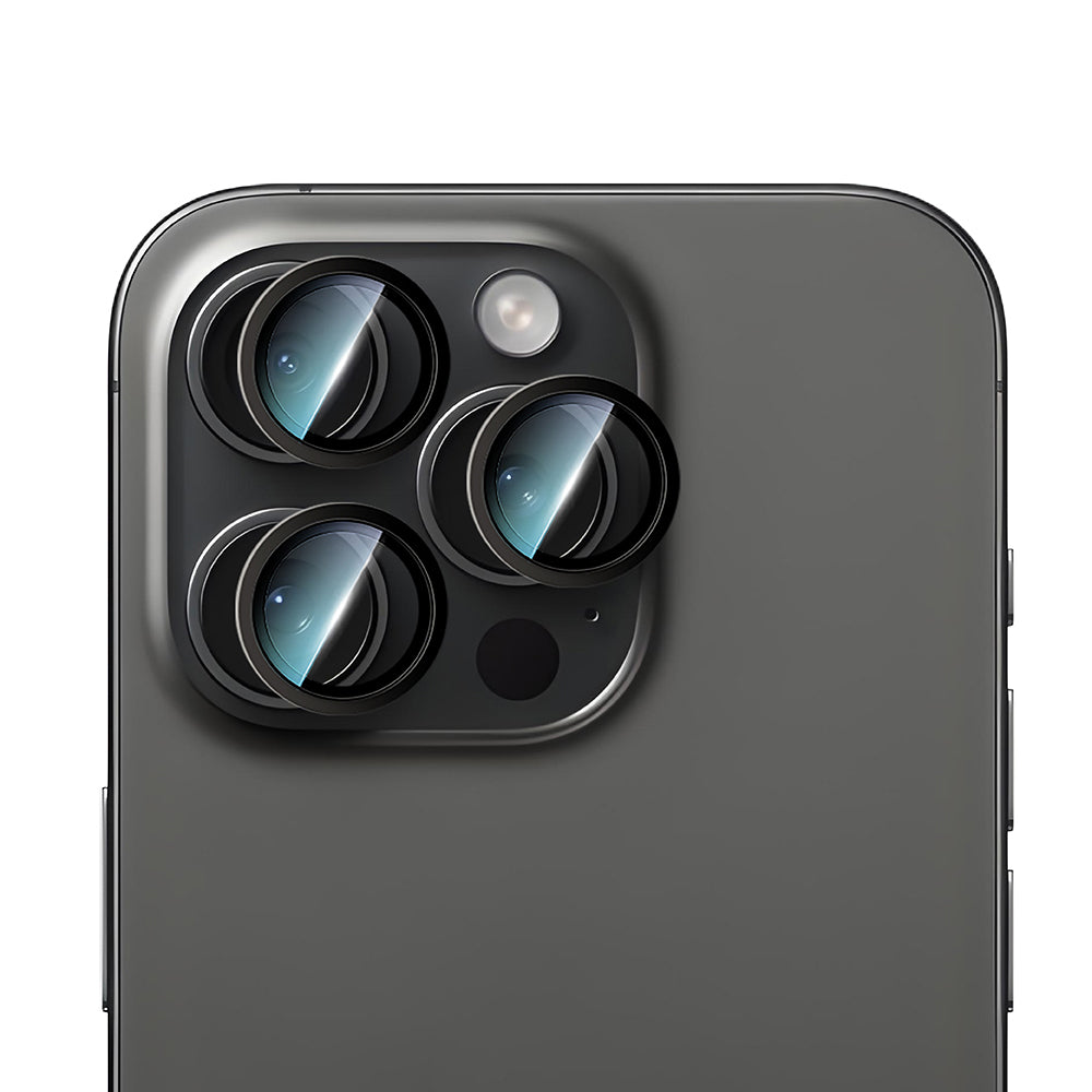 Apple iPhone 14 Pro CaseWorld Alloy Serisi Oleofobik Anti Reflective Kamera Lens Koruyucu