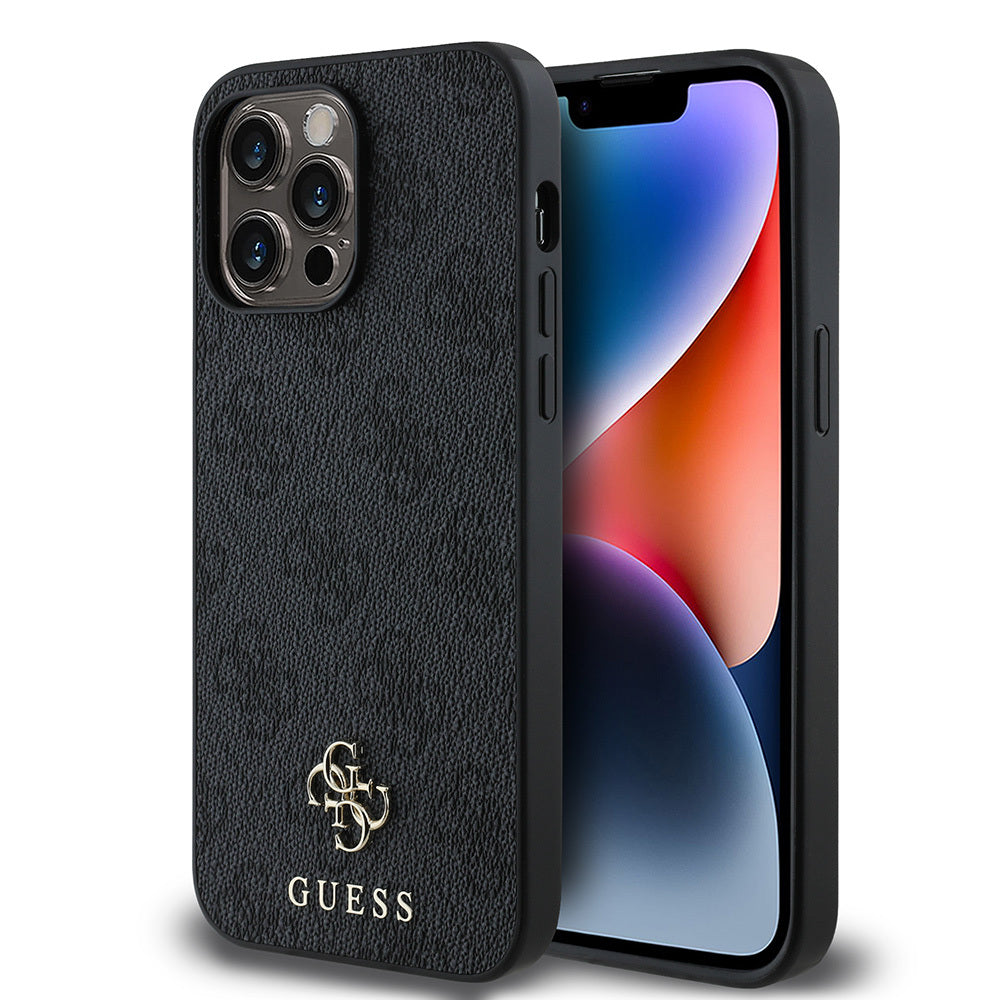 Apple iPhone 14 Pro Kılıf Guess Orjinal Lisanslı M-safe Şarj Özellikli Small 4G Classic Kapak