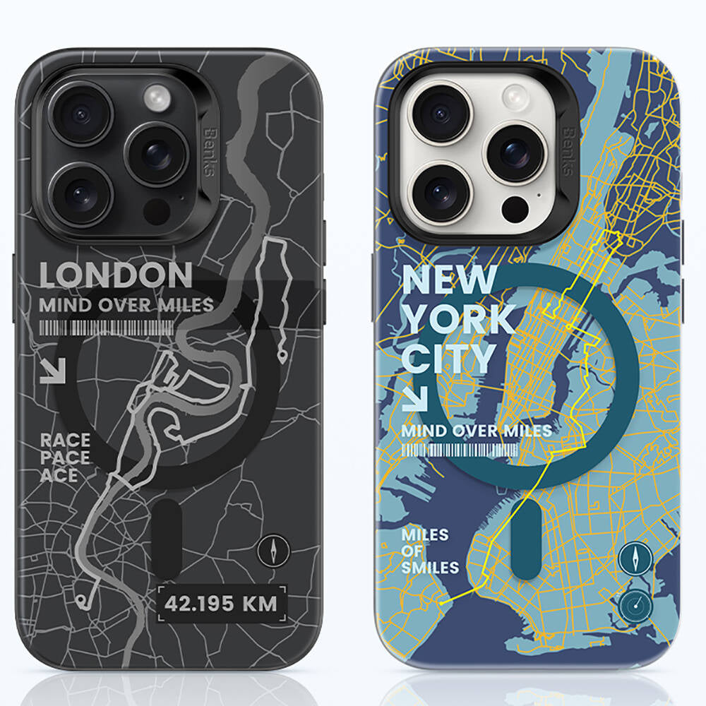 iPhone 14 Pro Kılıf Magsafe Şarj Özellikli Benks City Serisi Kılıf Mavi