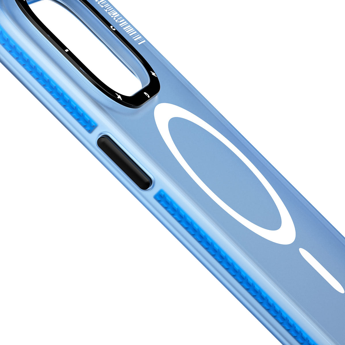 iPhone 14 Pro Kılıf Magsafe Şarj Özellikli Youngkit Colored Sand Serisi Kılıf Mavi