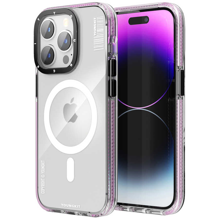 Apple iPhone 14 Pro Kılıf M-safe Şarj Özellikli YoungKit Exquisite Serisi Kapak