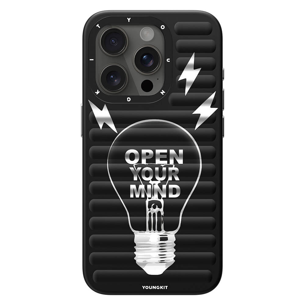 Apple iPhone 14 Pro Kılıf M-safe Şarj Özellikli Youngkit Open Mind Serisi Kapak