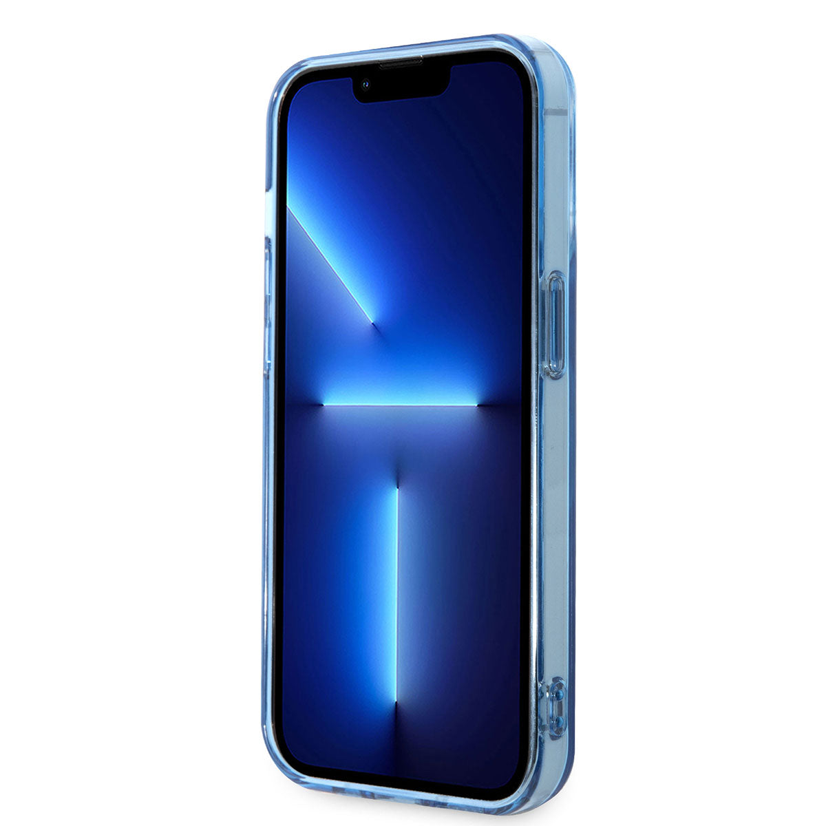 iPhone 14 Pro Kılıf U.S. POLO ASSN. Magsafe Şarj Özellikli Transparan Tasarım Kılıf Mavi