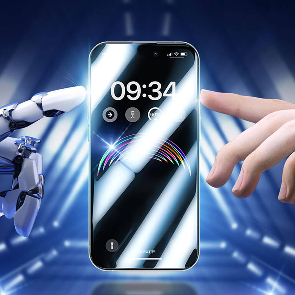 iPhone 14 Pro Max Benks Anti-Dust Toz Önleyici Özellikli Gaming Ekran Koruyucu Siyah