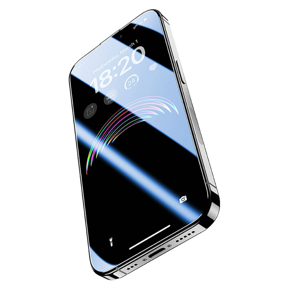 iPhone 14 Pro Max Benks V Pro Ultra Shield 0.3mm Ekran Koruyucu + Kolay Uygulama Aparatlı Siyah