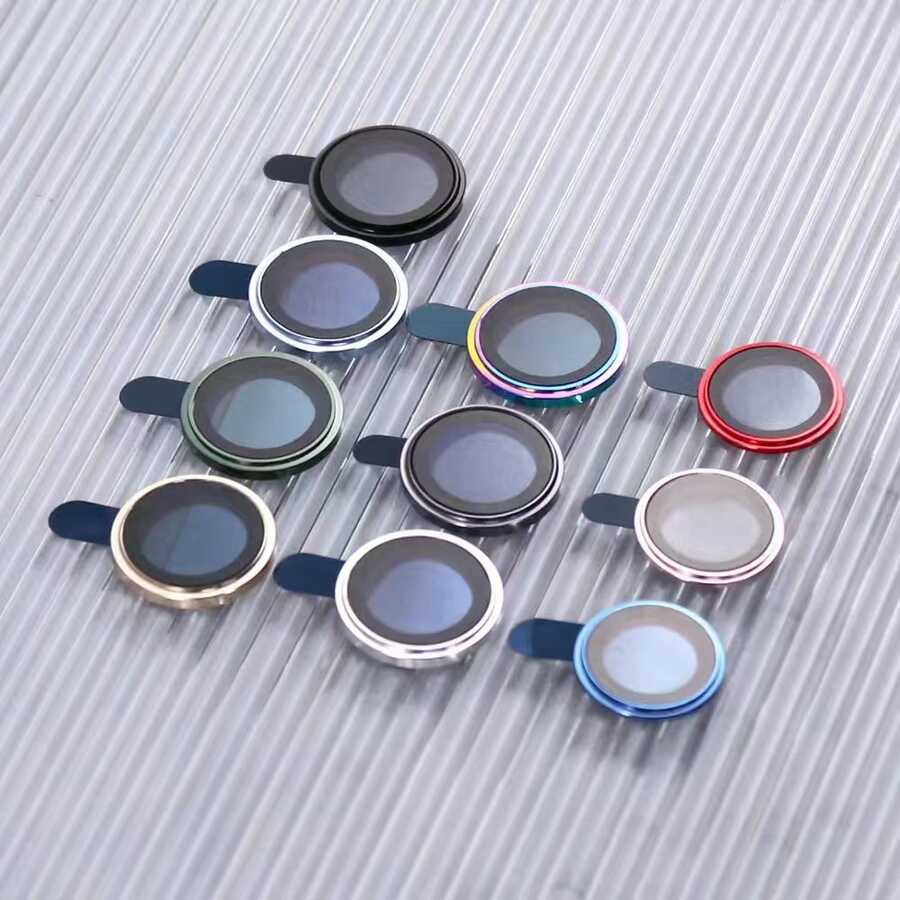 iPhone 14 Pro Max Go Des Eagle Kamera Lens Koruyucu Mor