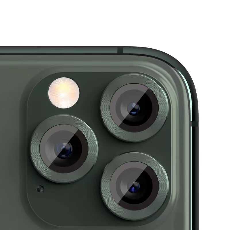 iPhone 14 Pro Max Go Des Eagle Kamera Lens Koruyucu Siyah