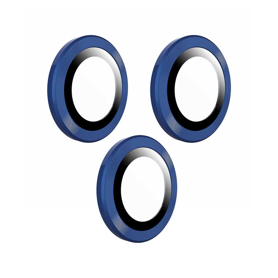 iPhone 14 Pro Max Go Des Eagle Kamera Lens Koruyucu Mor