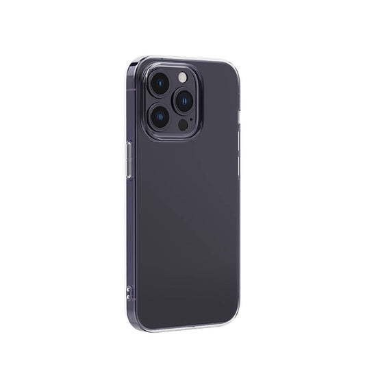 iPhone 14 Pro Max Kılıf Airbagli Şeffaf Darbe Emici Silikon Tasarımlı Recci Clarity Serisi Kılıf Şeffaf