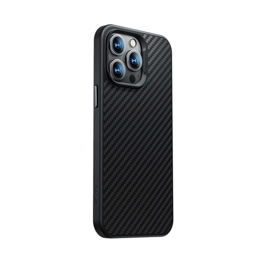 iPhone 14 Pro Max Kılıf Karbon Fiber Benks Civilian Aramid Protective Kılıf Siyah