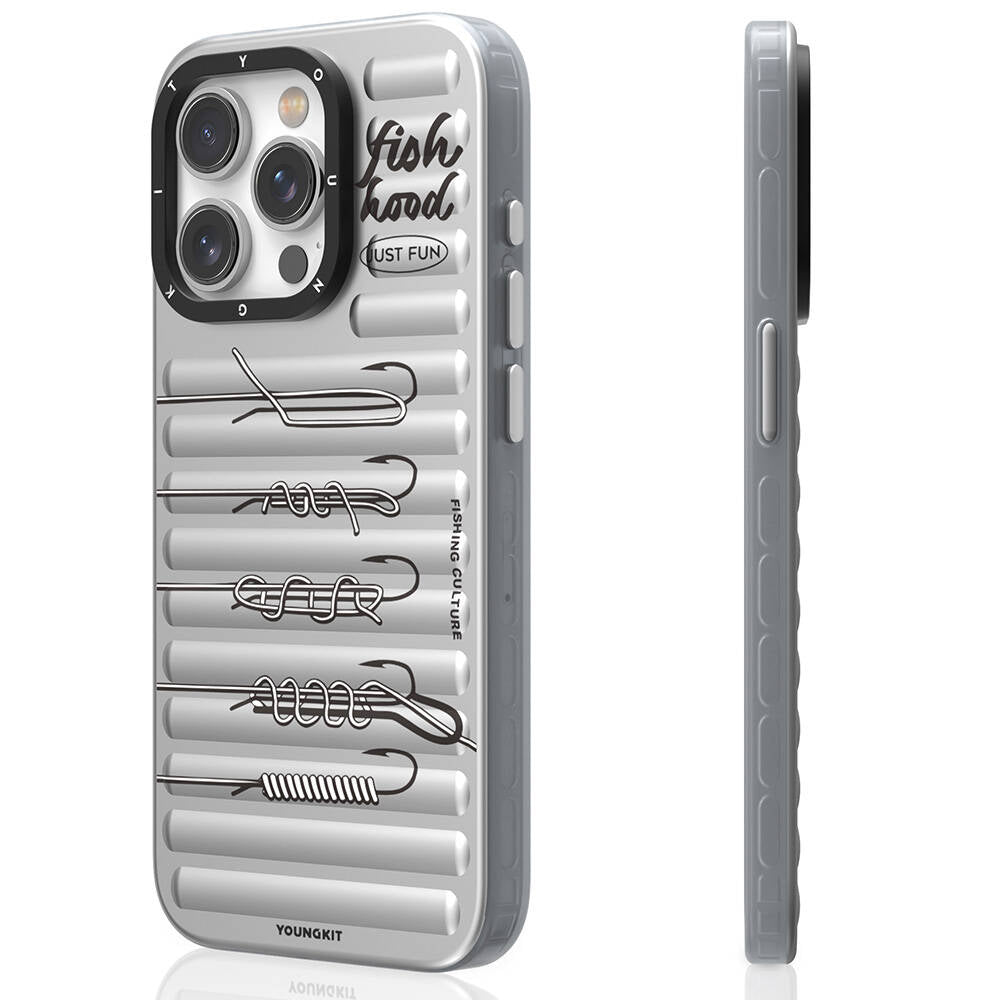 Apple iPhone 14 Pro Max Kılıf M-safe Şarj Özellikli Youngkit Fishing Serisi Kapak
