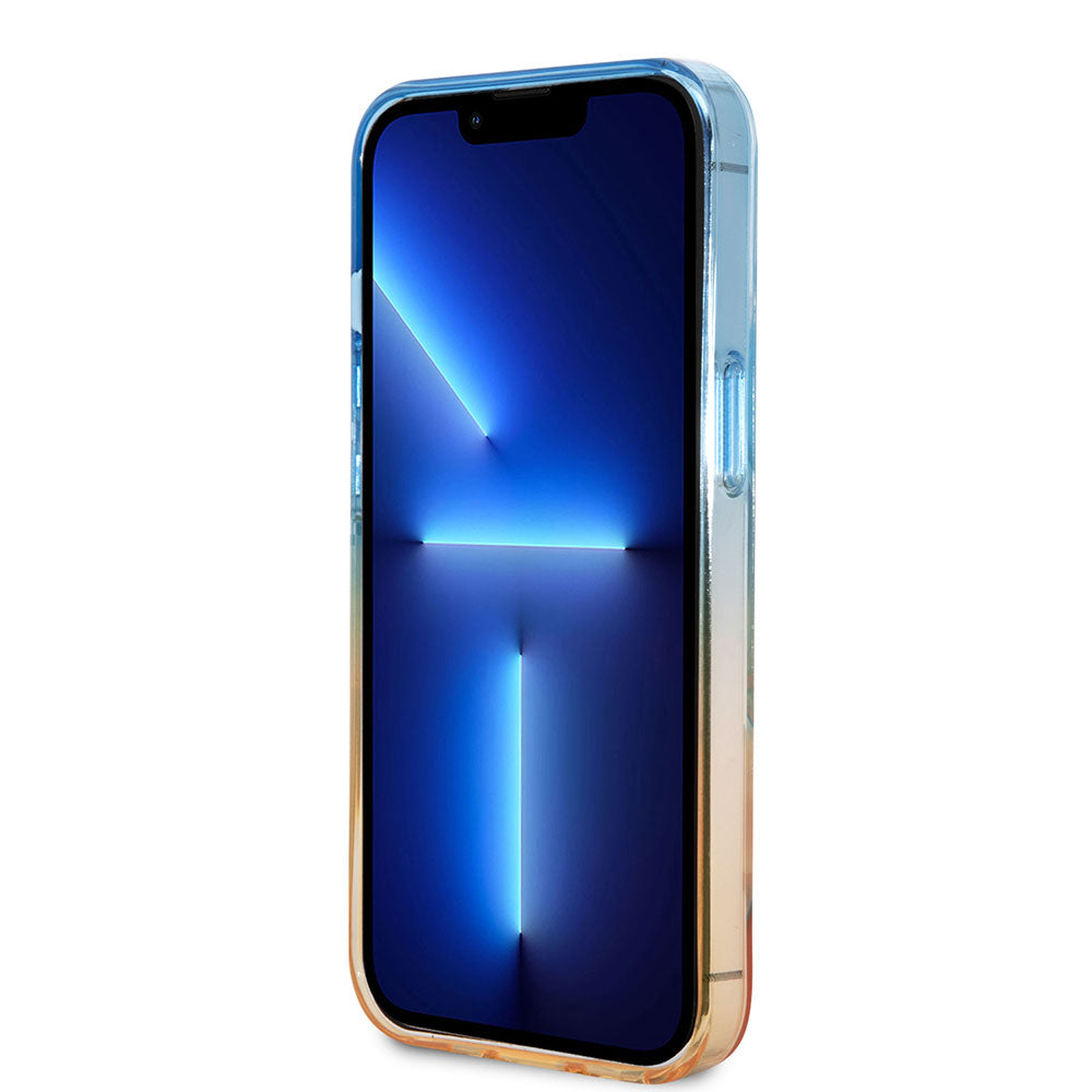 iPhone 14 Pro Max Kılıf U.S. POLO ASSN. Renkli Yaprak Baskılı Dizayn Kılıf Yeşil