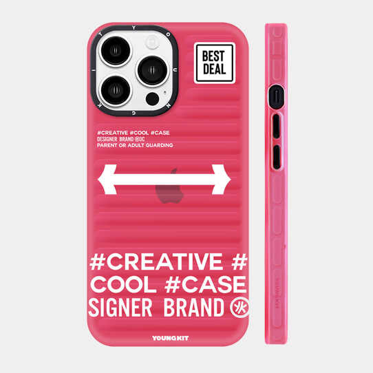 iPhone 14 Pro Max Kılıf YoungKit Luggage FireFly Serisi Kılıf Sierra Mavi