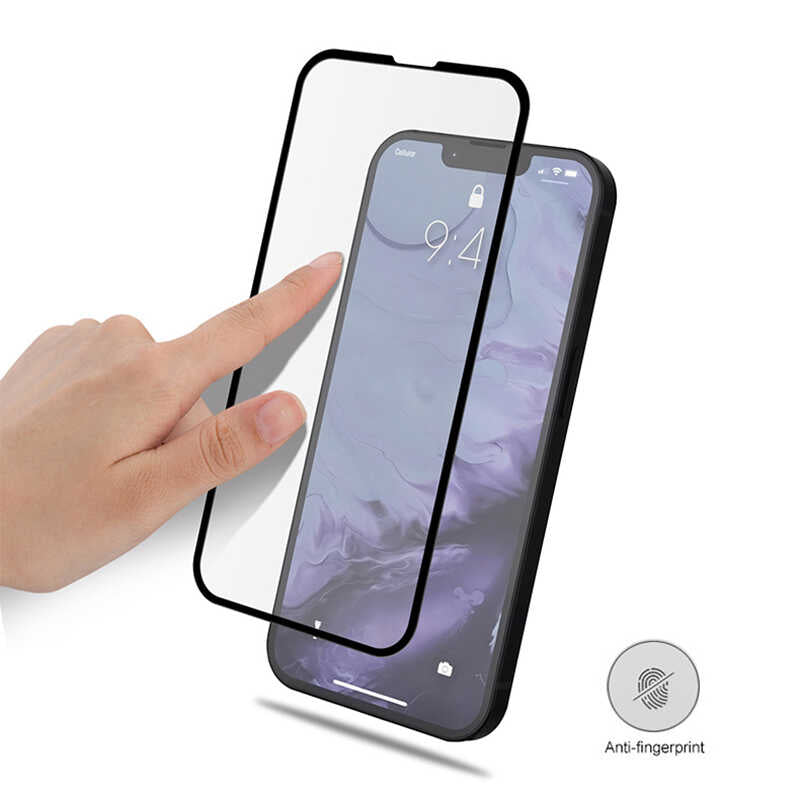 iPhone 14 Wiwu Easy İnstall iVista Super Hardness Ekran Koruyucu Siyah