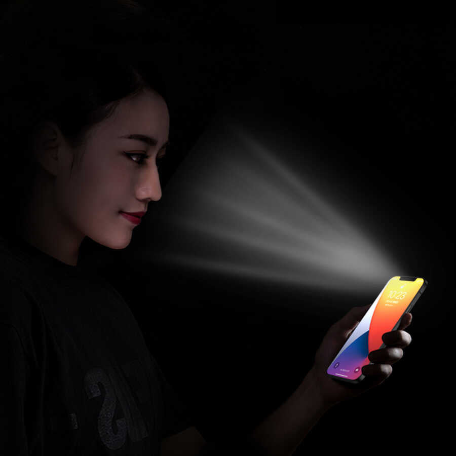 iPhone 14 Wiwu iVista Super Hardness Ekran Koruyucu Siyah