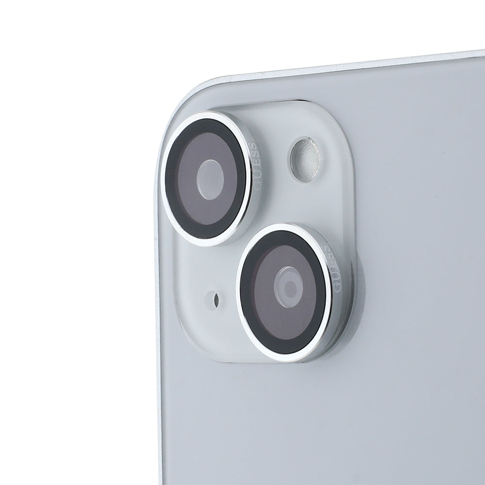 Apple iPhone 15 Guess Orjinal Lisanslı Metal Kamera Lens Koruyucu