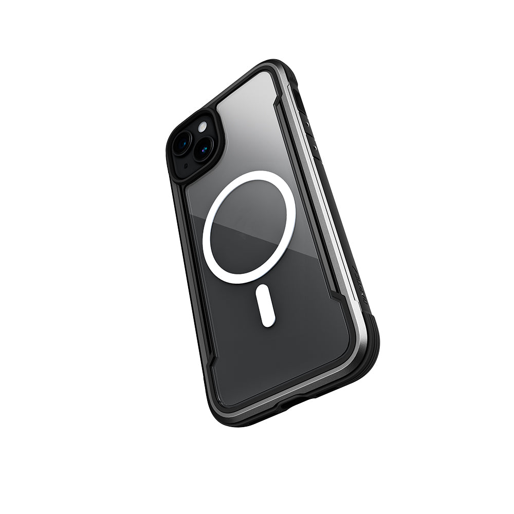 Apple iPhone 15 Kılıf M-safe Şarj Özellikli Airbagli Raptic Shield Serisi Şeffaf Arka Yüzey Kapak Colorful