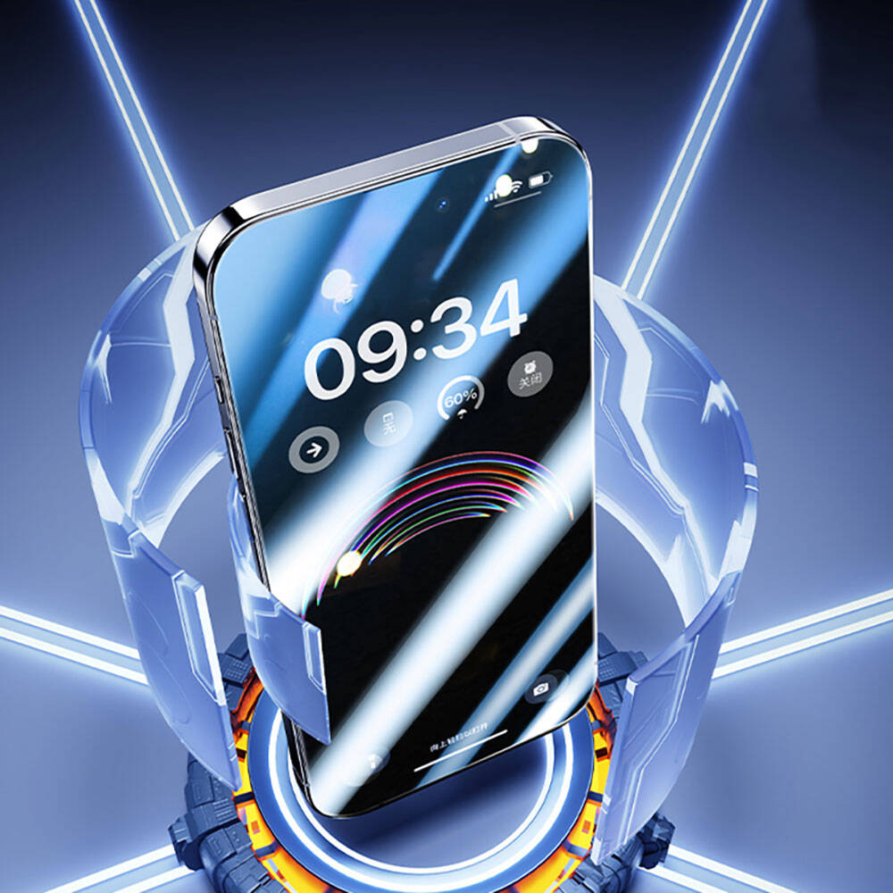 iPhone 15 Plus Benks Anti-Dust Toz Önleyici Özellikli Gaming Ekran Koruyucu Siyah