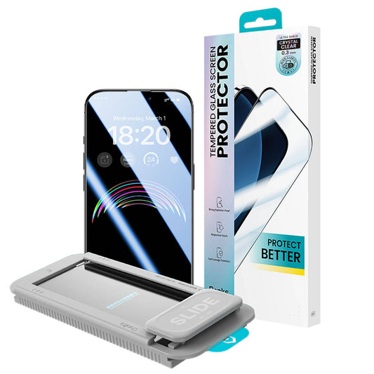 iPhone 15 Plus Benks V Pro Ultra Shield 0.3mm Ekran Koruyucu + Kolay Uygulama Aparatlı Siyah