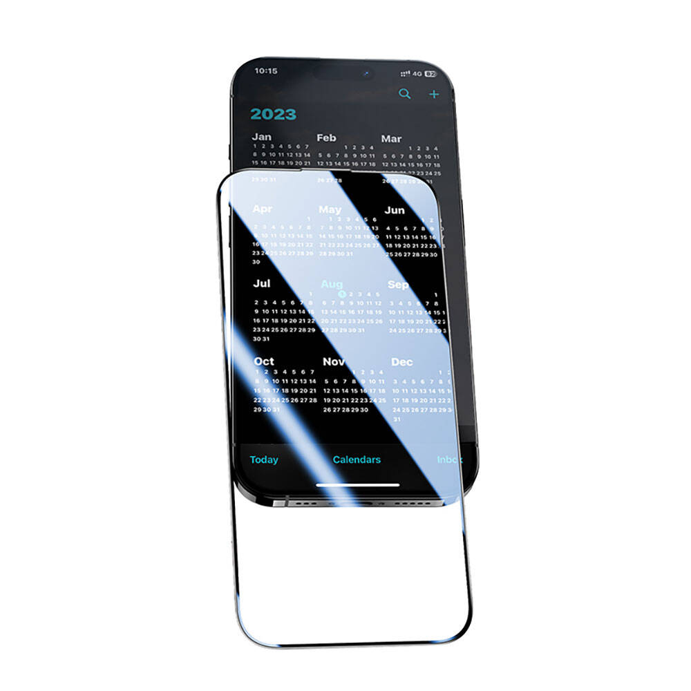 iPhone 15 Plus Benks V Pro Ultra Shield 0.3mm Ekran Koruyucu + Kolay Uygulama Aparatlı Siyah
